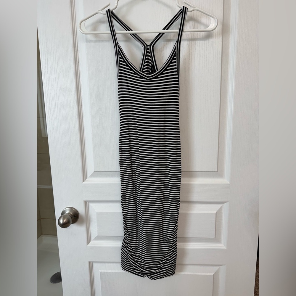 Black and white stripped tight fitting. Banana republic. XS